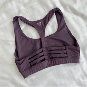 Plum Purple Workout Bra